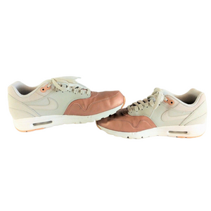 Nike Air Max 1 Ultra SE Metallic Toe Rose Gold Leather Sneaker #861711 Women's 8
